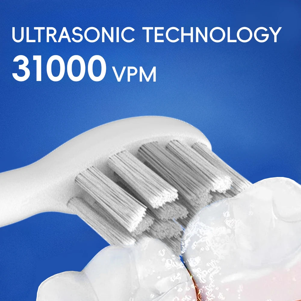 SmartClean Electric Toothbrush with Three Customizable Modes