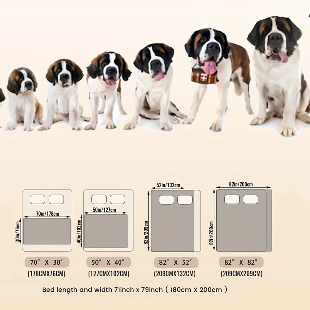 Double Sided Waterproof Dog Bed Cover for Stylish Protection