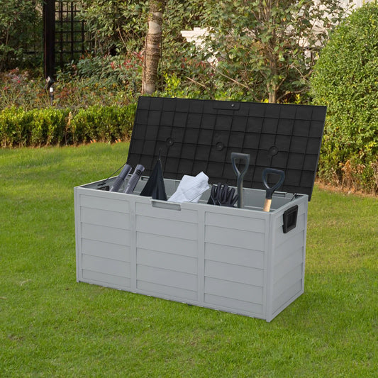 75 Gallon Outdoor Storage Deck Box for Clutter-Free Living