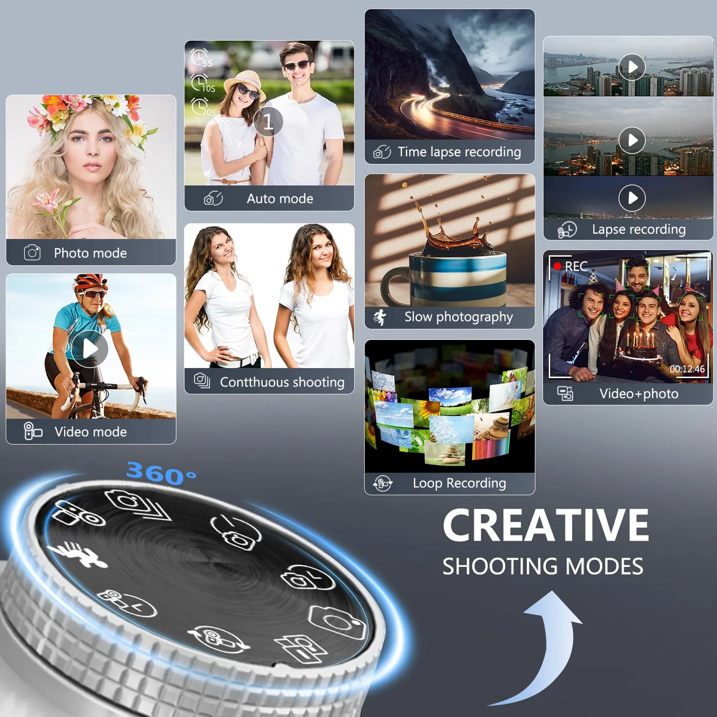 75MP 4K Vlogging Camera With Flip Screen And 18X Zoom