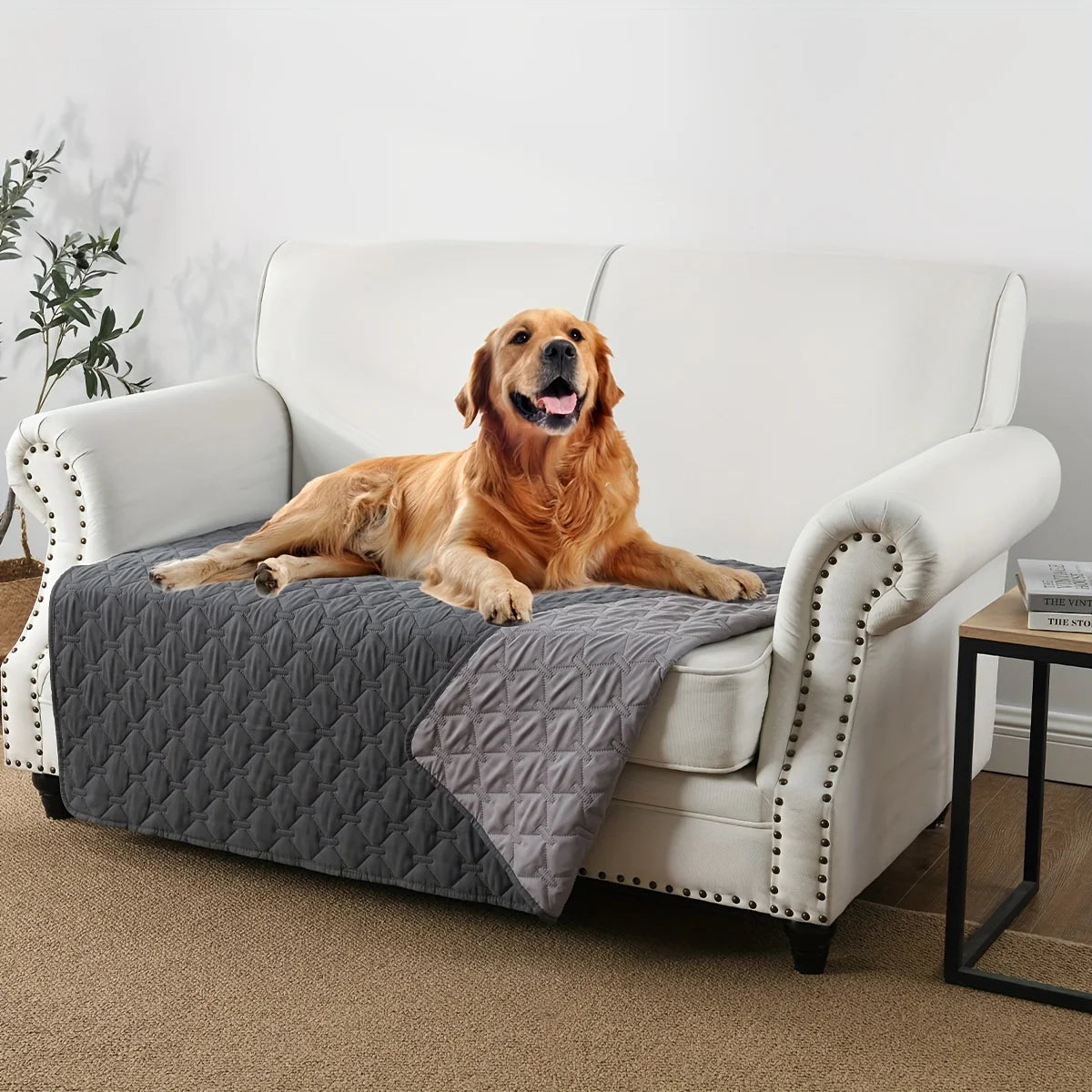Double Sided Anti Leakage Dog Bed Cover Pet Blanket