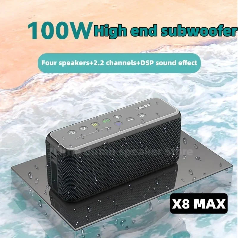 XDOBO X8 MAX Bluetooth Speaker with 100W Sound and Power Bank