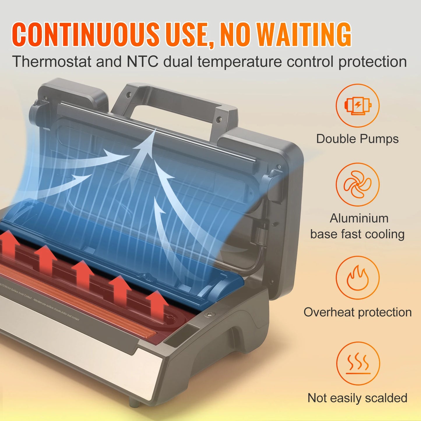 Vacuum Sealer Machine With Free 10 Bags For Fresh Food