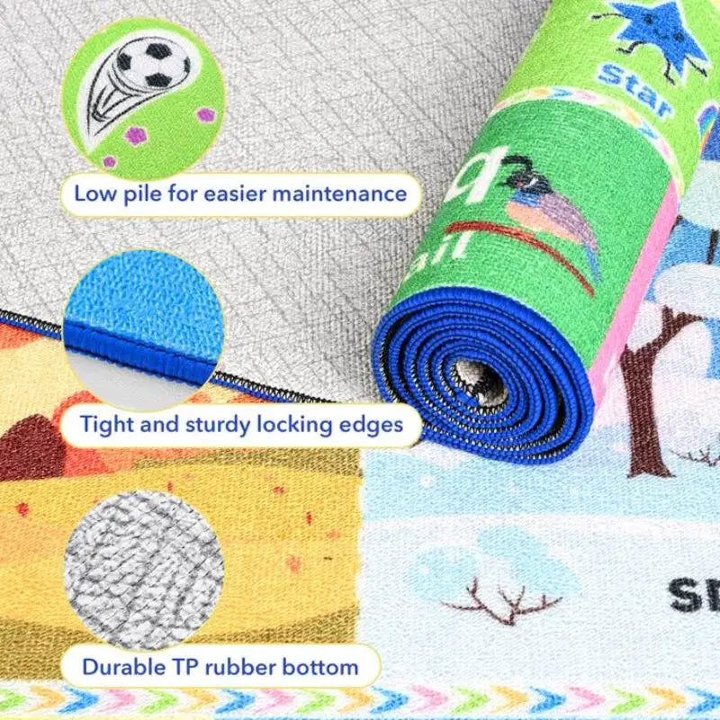 Lochas Kids Play Rug for Creative Learning and Fun