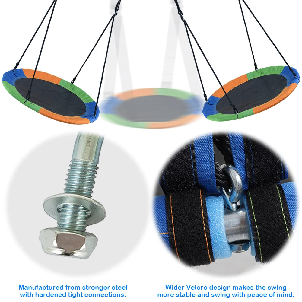 Flying Swing Set for Kids and Adults - Durable 900D Oxford Design