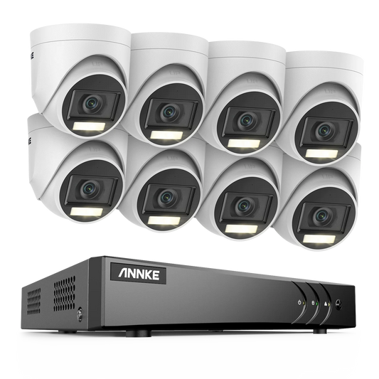 ANNKE 5MP DVR Security Camera System Kit With 8 Cameras