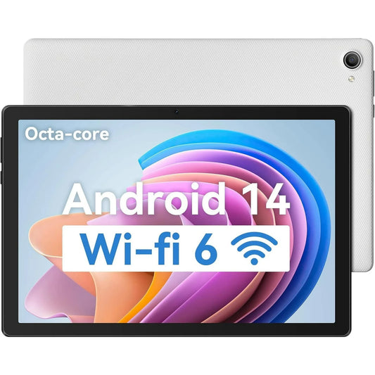 BestSki 10 Inch Android Tablet with Ultra Slim Design and Dual Cameras