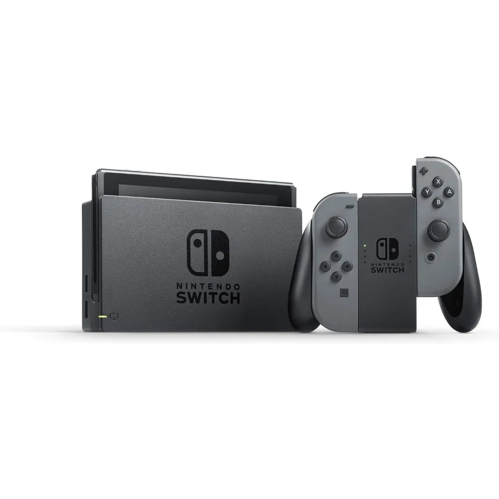 Nintendo Switch 32GB Console with Gray Joy-Con for All Ages