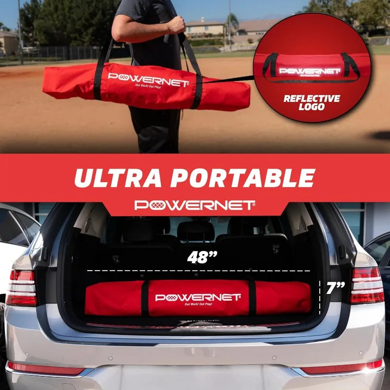 PowerNet Pop Up Soccer Goal With Four Pocket Targets