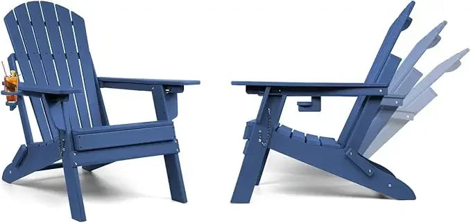 Folding Adirondack Chairs With Adjustable Backrest Deluxe