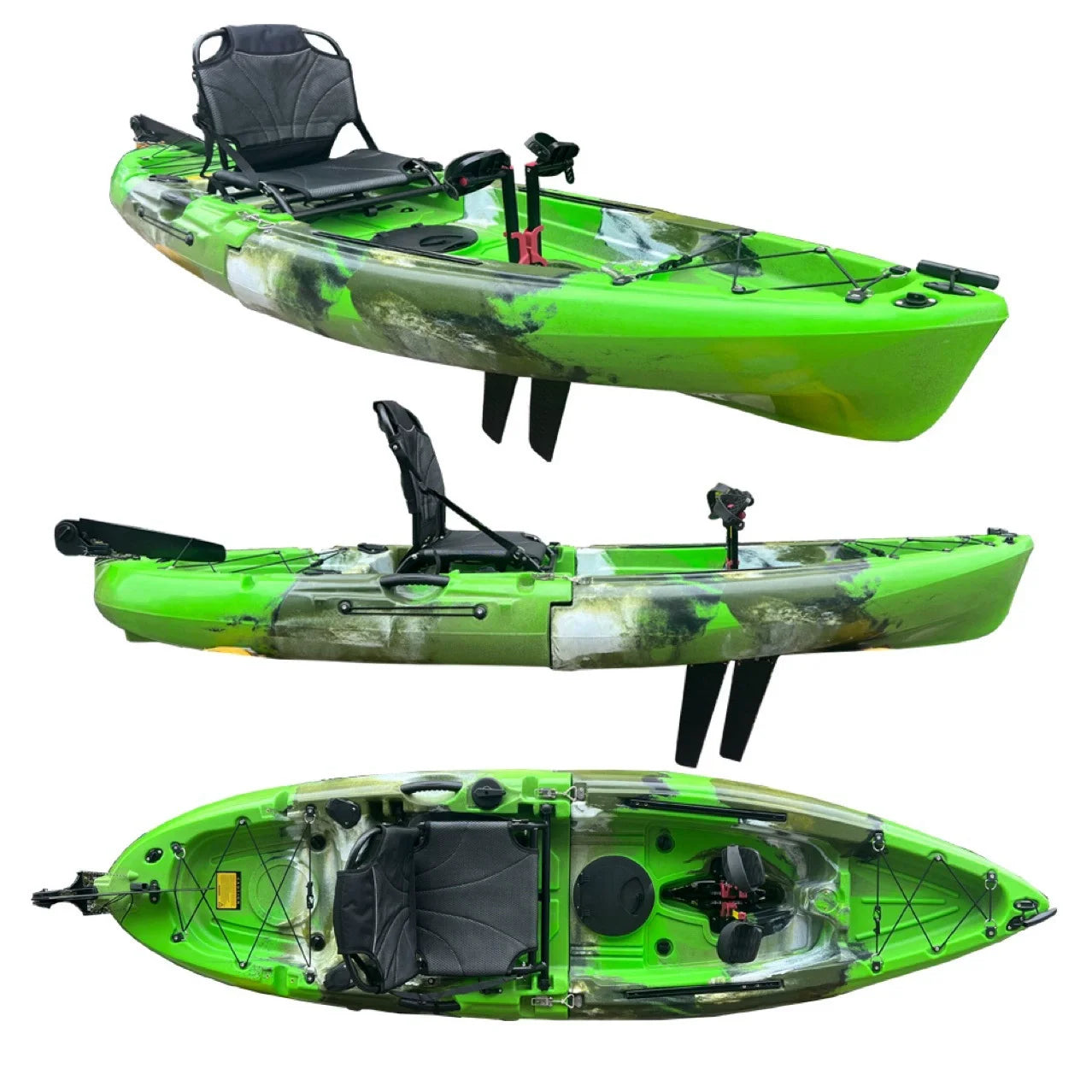 Portable LLDPE Kayak Canoe With Split Shell For Solo Tandem
