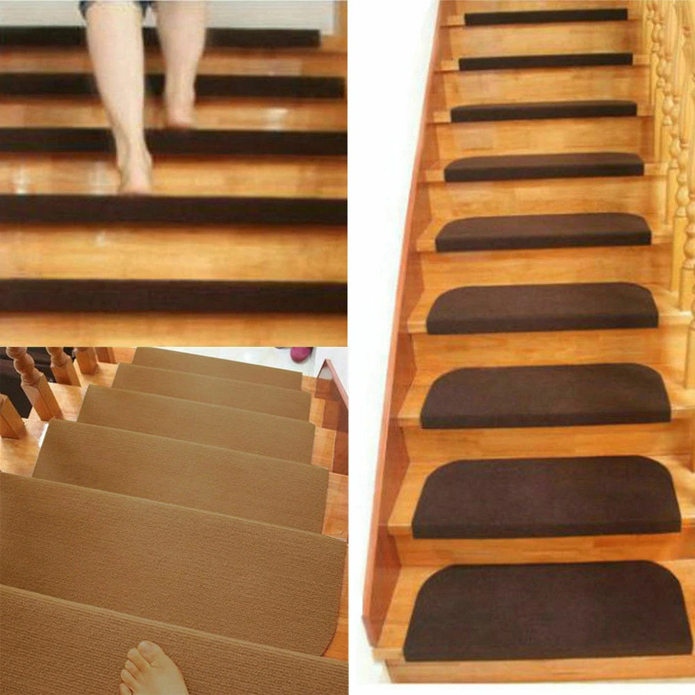 Washable Non-Slip Stair Treads for Safe Steps