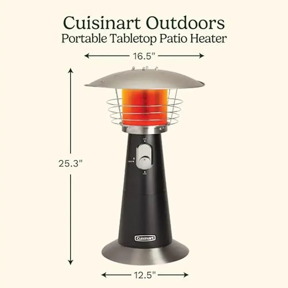 Outdoor Propane Heater 11000 BTU Efficient Patio Heating