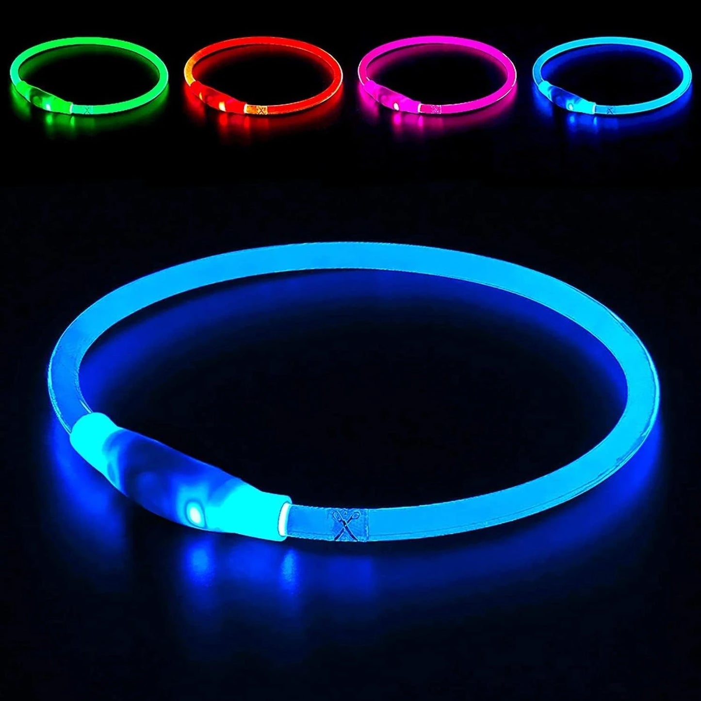 LISM LED Dog Collar for Enhanced Nighttime Safety