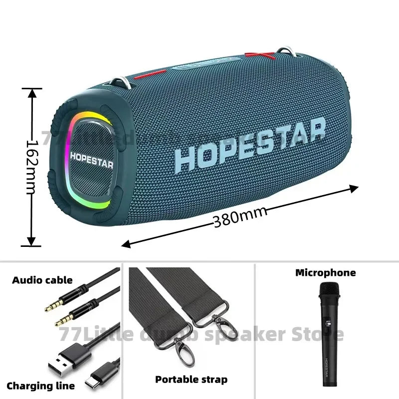 Hopestar A6 Max Waterproof Bluetooth Karaoke Speaker with 120W Power