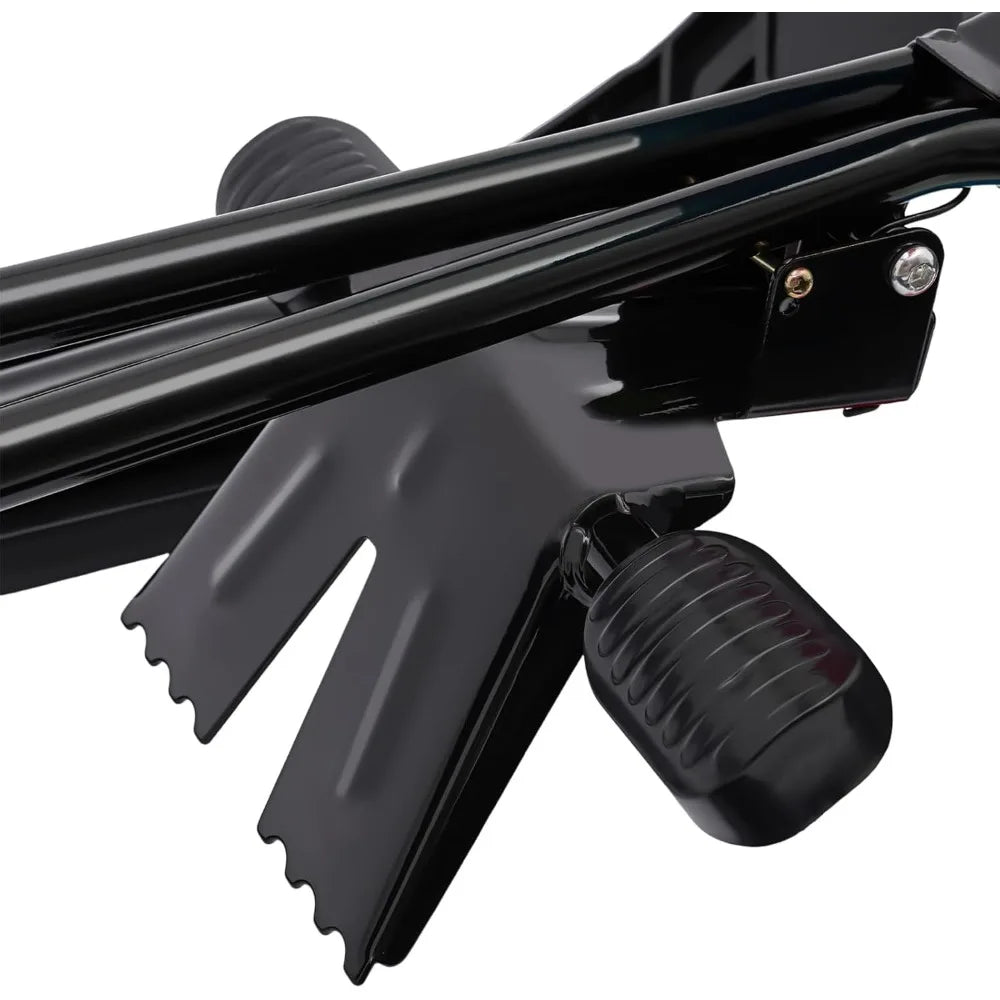 Snow Racer Sled with Steering Wheel and Twin Brakes