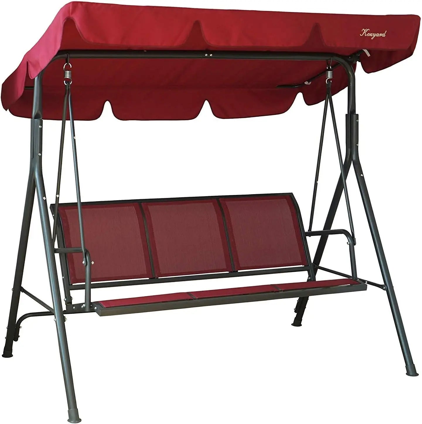 Breathable 3-Person Canopy Swing for Ultimate Outdoor Relaxation