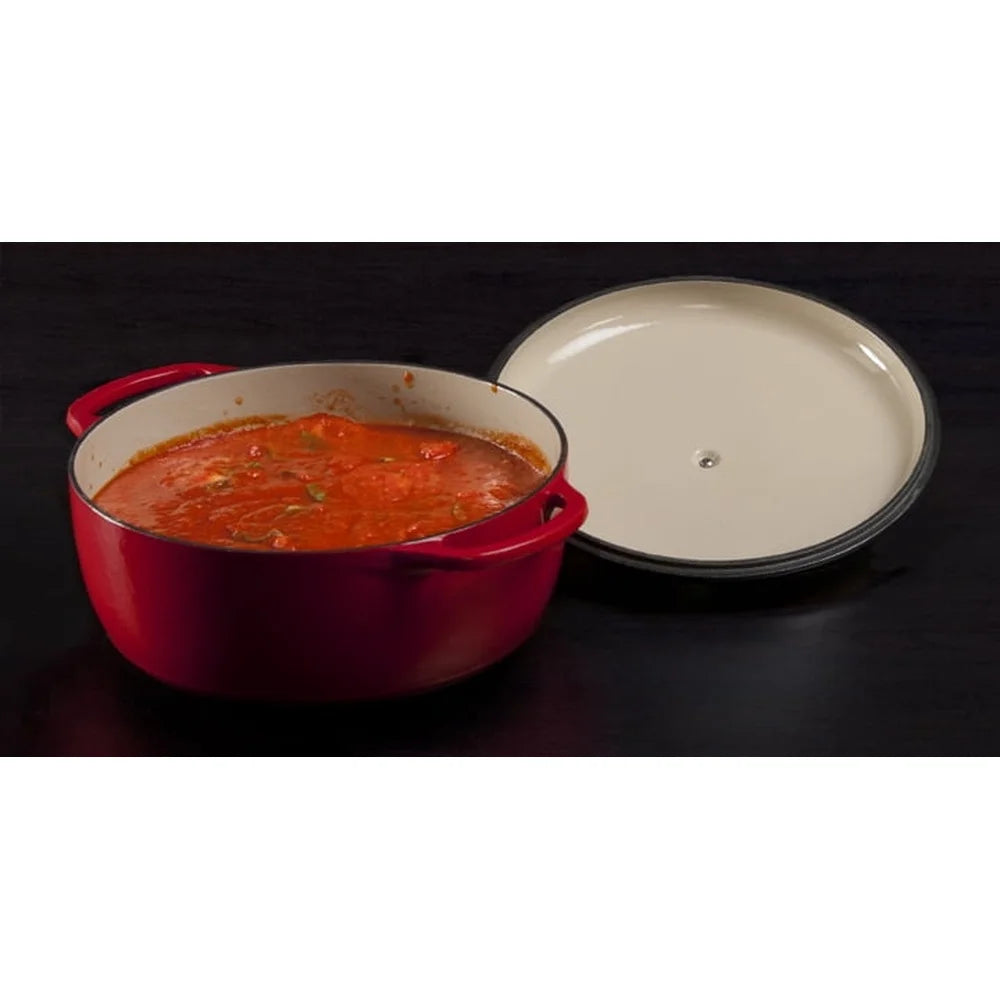Enameled Cast Iron Dutch Oven for Versatile Cooking