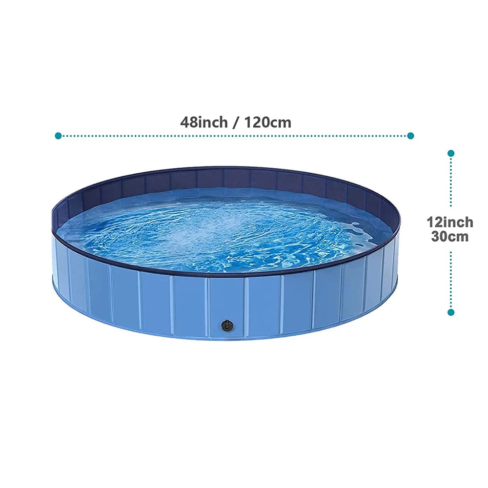 Petravel Durable Portable Dog Swimming Pool for Large Dogs