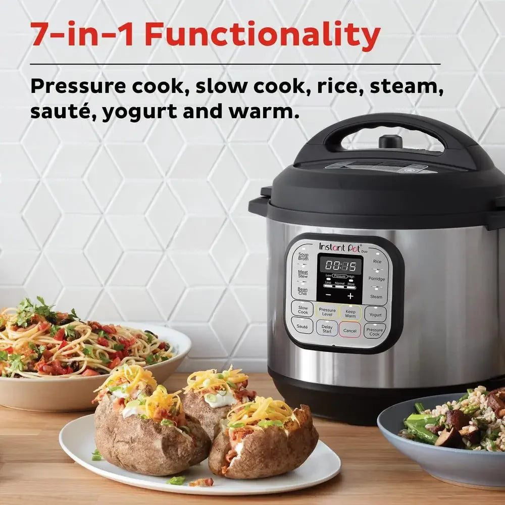 XMSJ 7-in-1 Electric Pressure Cooker with Recipe App