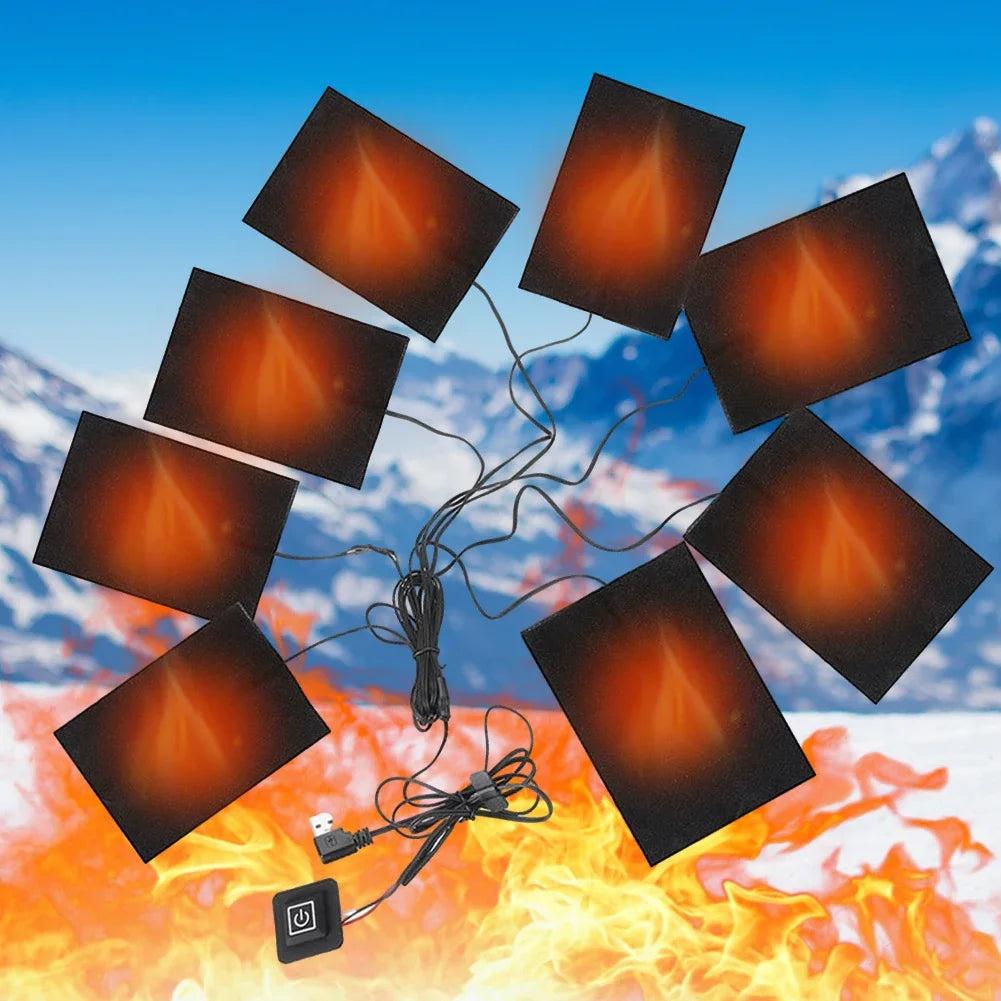 USB Heating Pads For Heated Clothing And Winter Warmth
