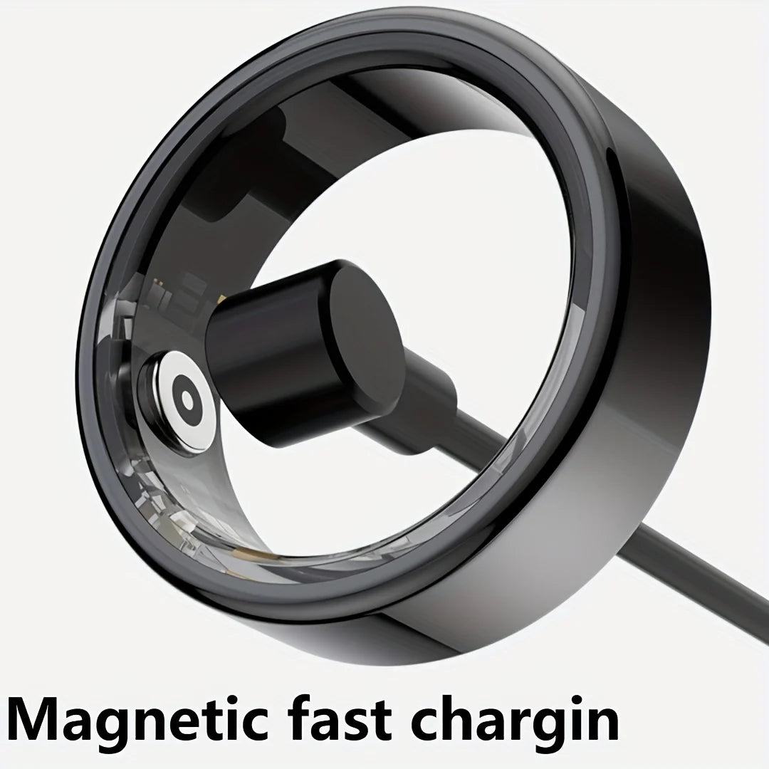 Smart Ring Health Tracker With Heart Rate Monitoring