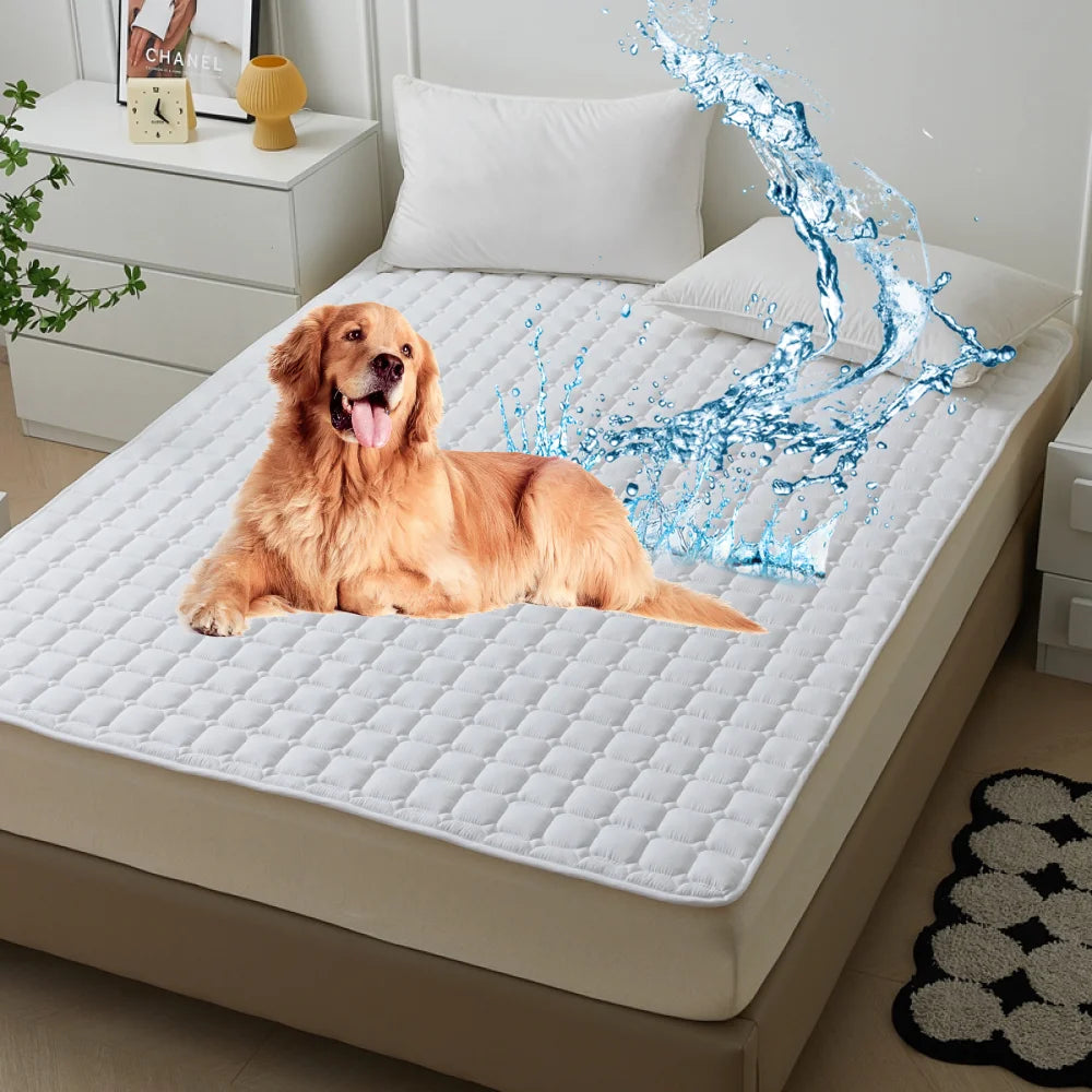Waterproof Non-Slip Dog Bed Cover and Pet Blanket Sofa Pet Bed Mat, Soft and Breathable Mattress Cover
