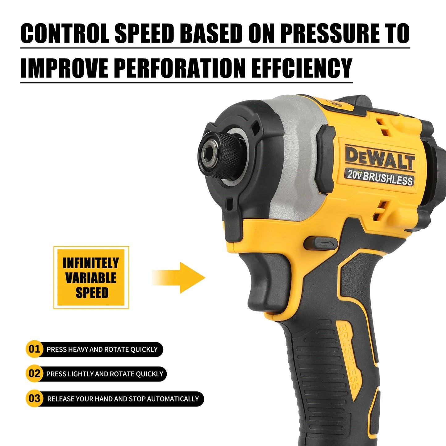Dewalt DCF850 Cordless Screwdriver With Unrivaled Torque Performance