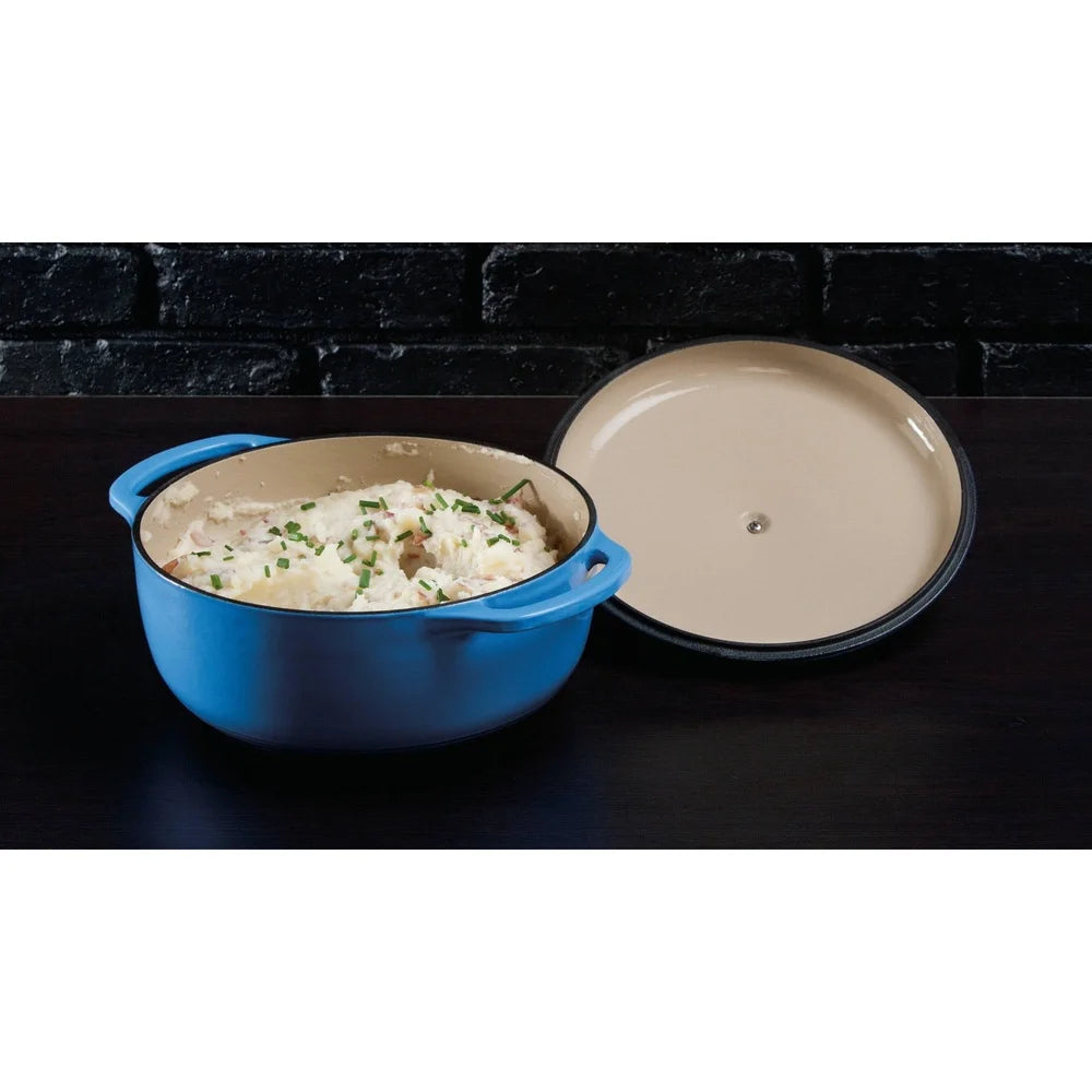 Enameled Cast Iron Dutch Oven for Versatile Cooking