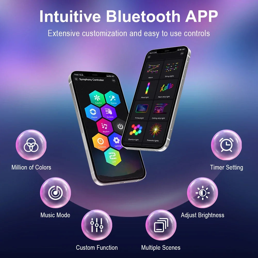 RGB LED Floor Lamp Dimmable Mood Lighting For Bedroom