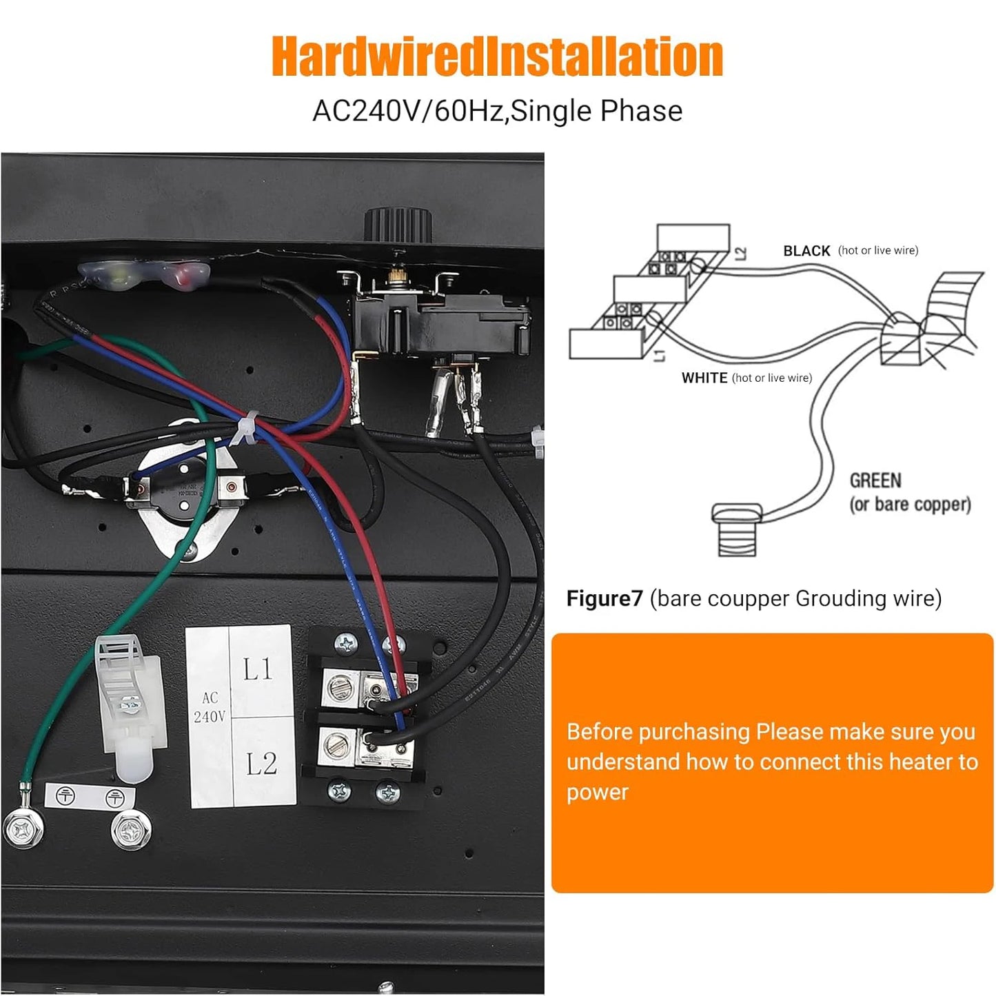 Ceiling Mount Garage Heater 5000 7500W 240V Fast Warmth