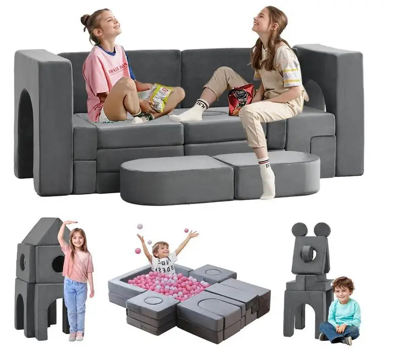 Modular Play Couch for Creative Playroom Fun