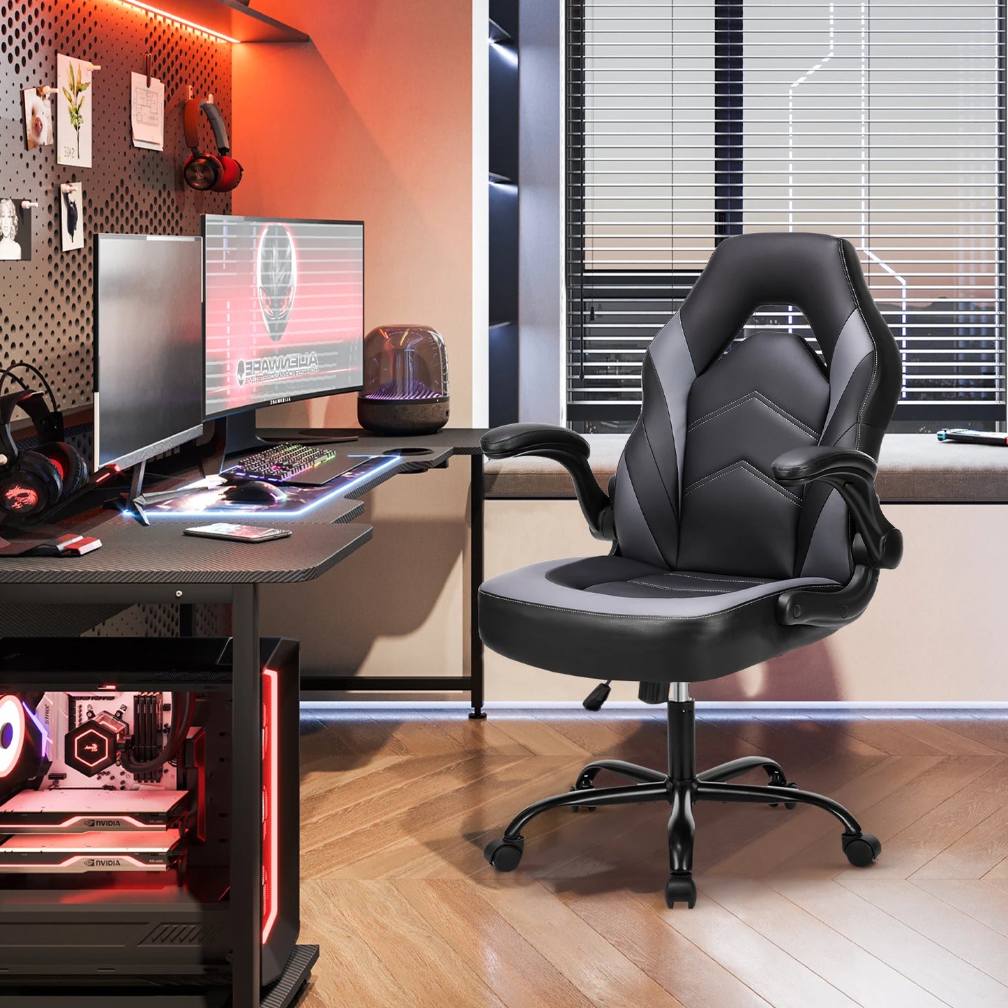 JHK Ergonomic Racing Chair for Ultimate Comfort and Support