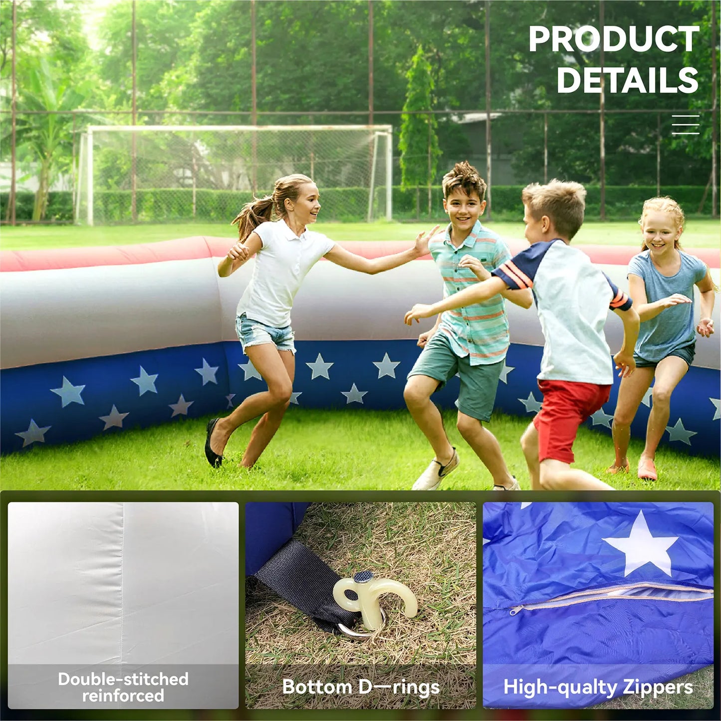 Gaga Ball Pit Inflatable with Air Blower Portable 15FT