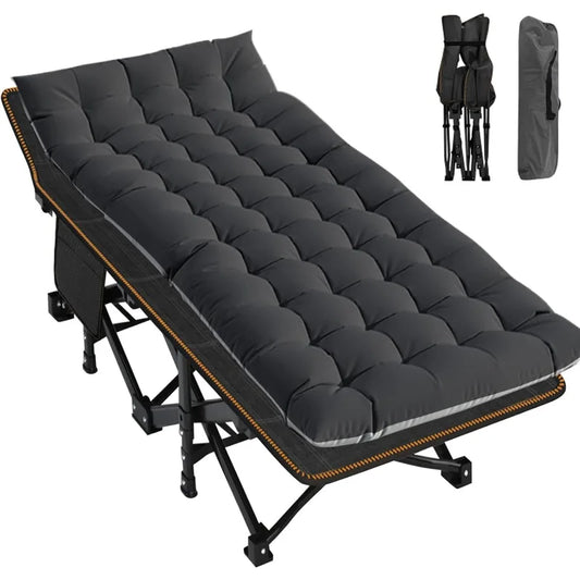 Folding Camping Cot with Carry Bag for Easy Travel and Storage