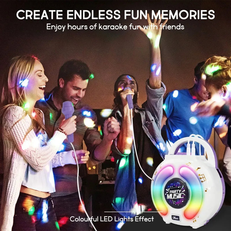 Karaoke Machine With Two Microphones And Voice Change