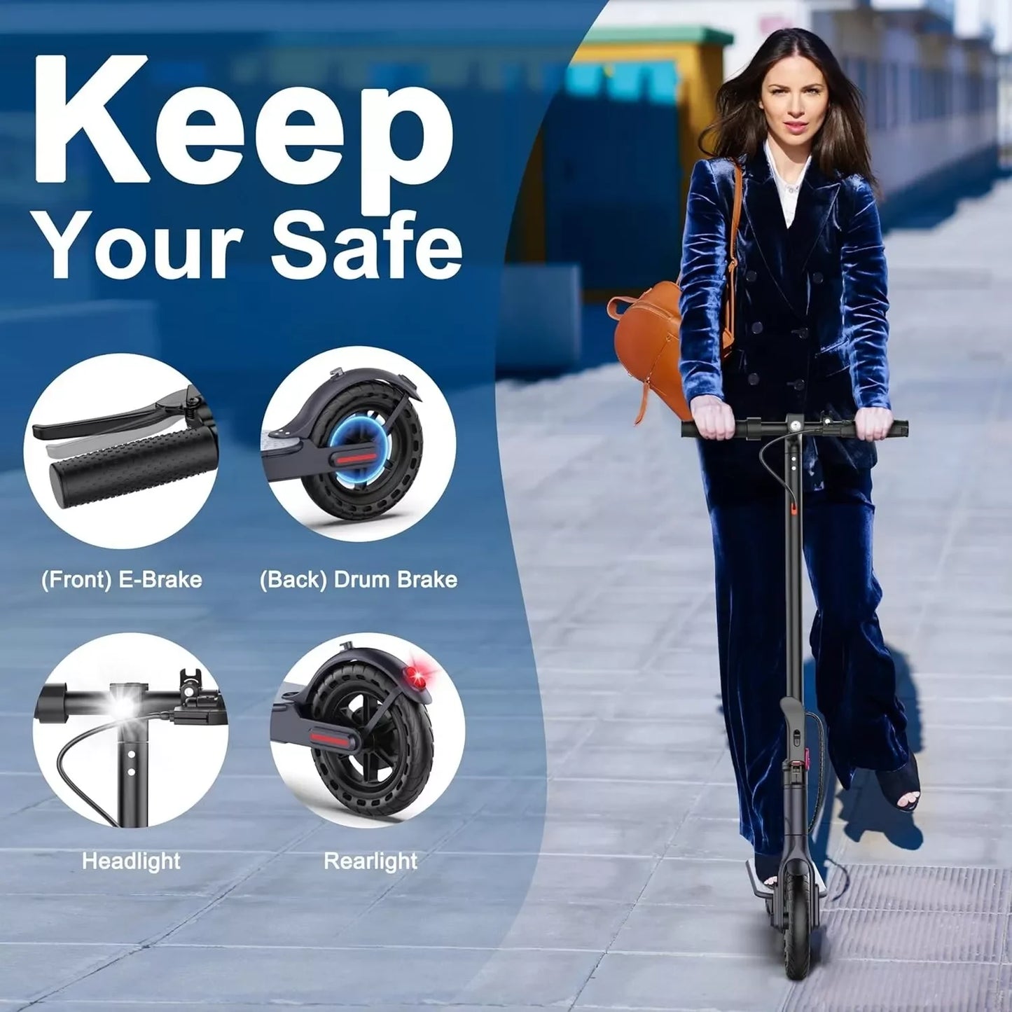 Ladped LP60 Electric Scooter 350W Folding With App Control