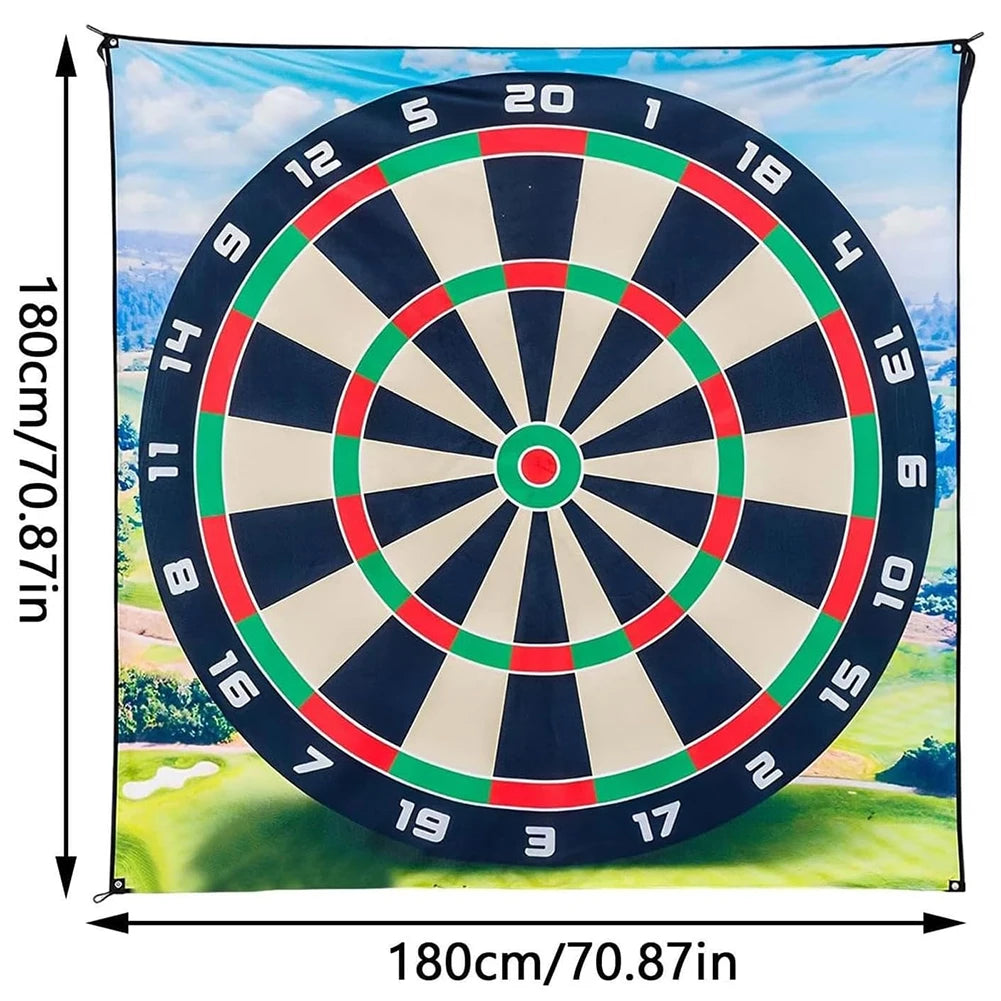 Golf Chipping Game Mat With 12 Balls For Home Practice