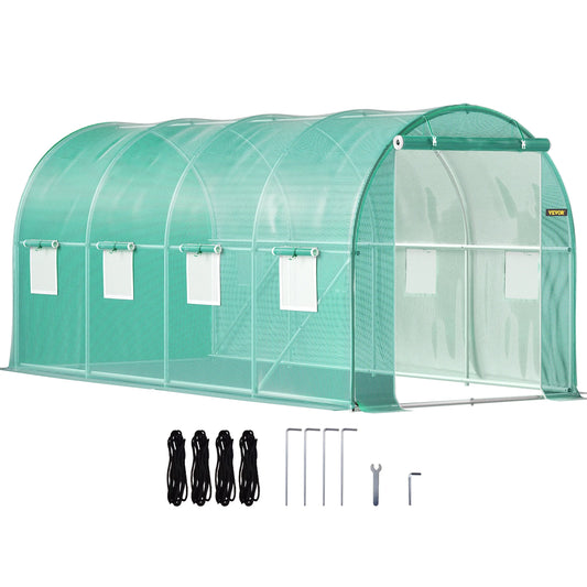 Walk In Tunnel Greenhouse Galvanized Frame Waterproof Cover