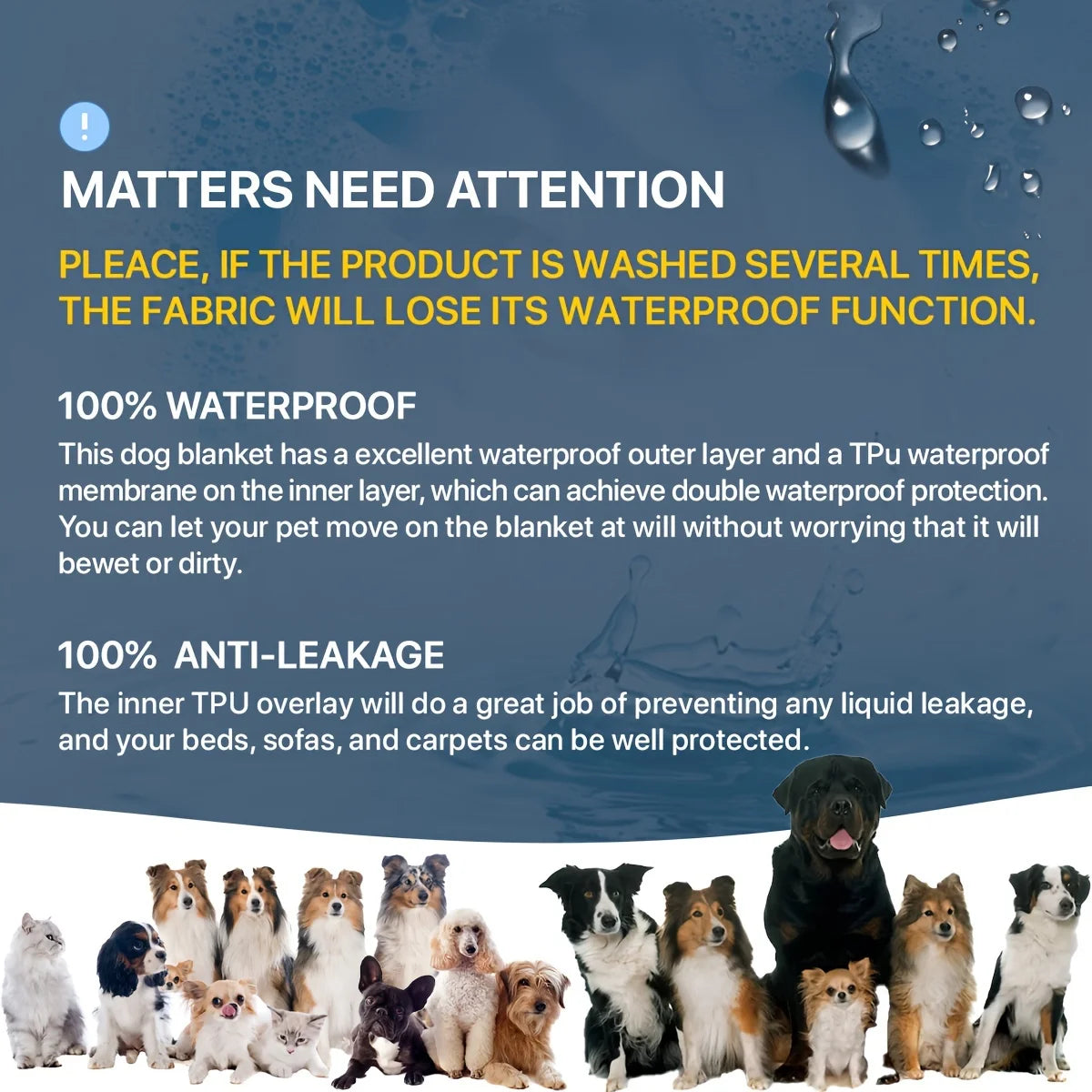 Double Sided Waterproof Dog Bed Cover for Stylish Protection