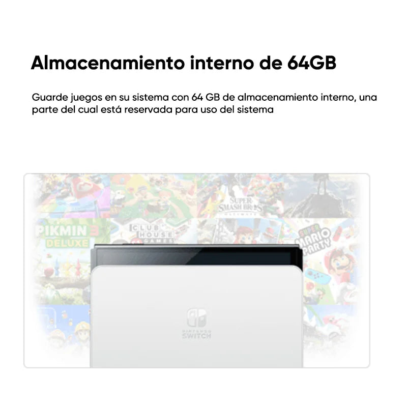 Nintendo Switch OLED Portable Console With Enhanced Audio
