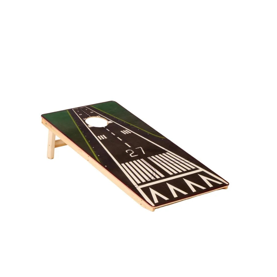 Large 4x2 FT Wooden Cornhole Board Set with 8 Bean Bags