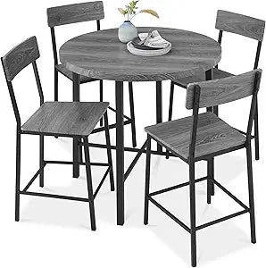 Modern Round Counter Height Dining Set for Stylish Home Décor