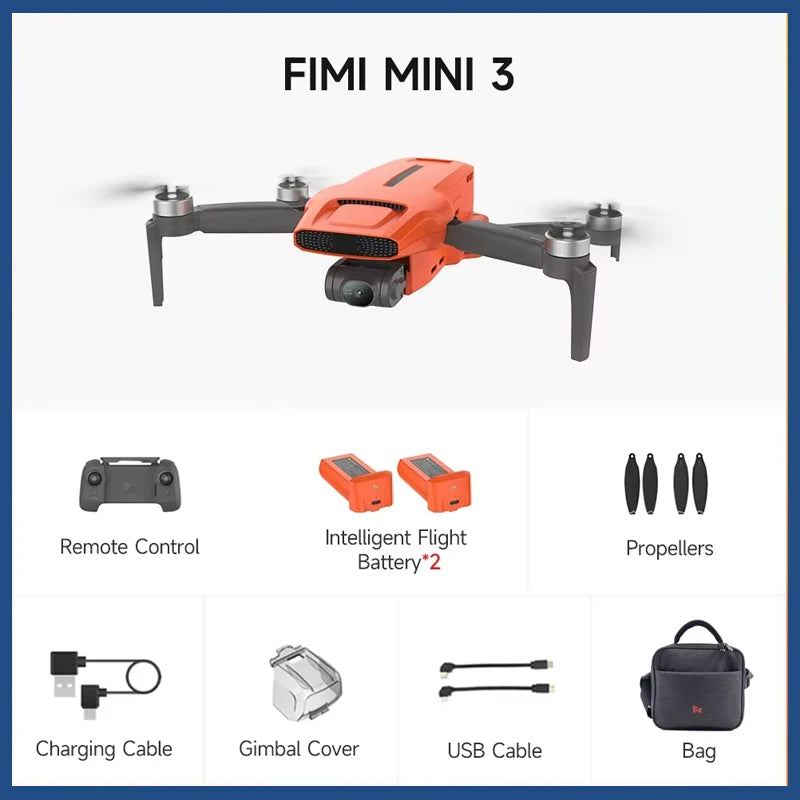 FIMI Mini 3 Drone 4K 60FPS With Axis Premium Gimbal