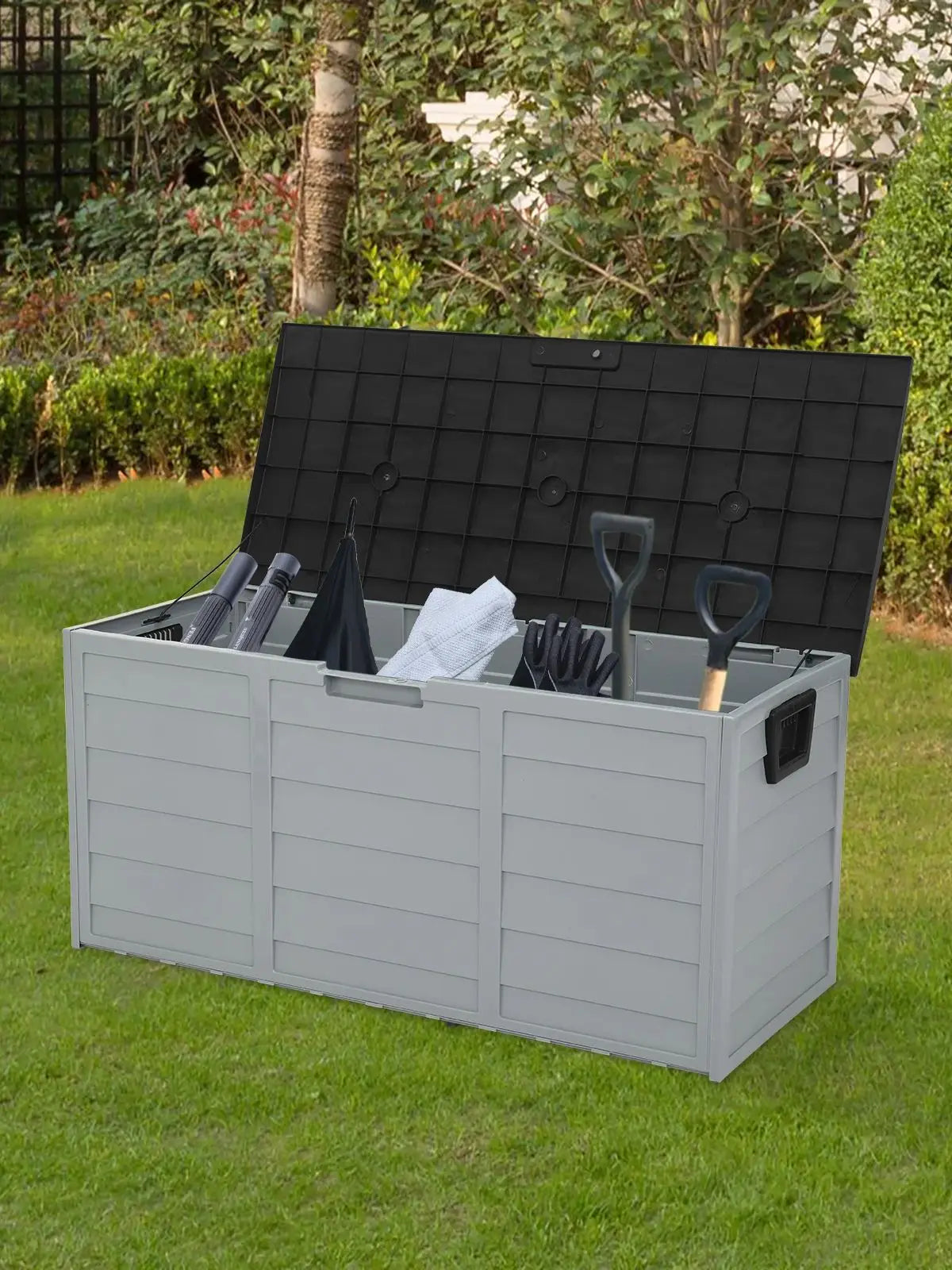 75 Gallon Outdoor Storage Deck Box for Clutter-Free Living