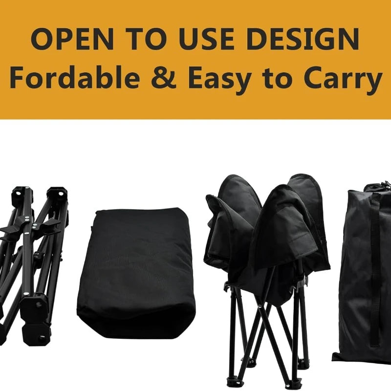 Portable Raised Dog Bed With Carrying Bag And Padded Cushion