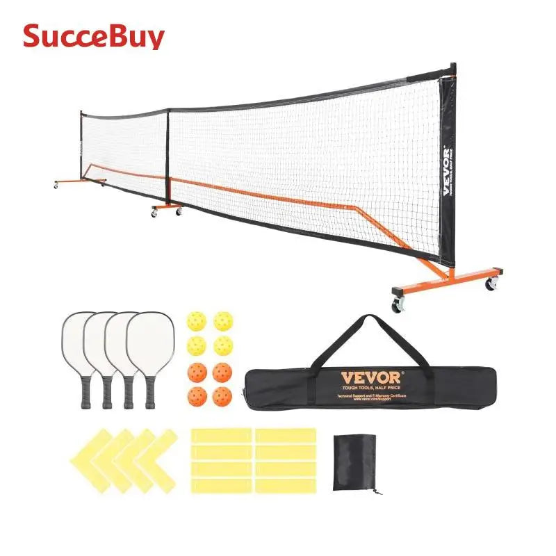 SucceBuy Portable Pickleball Net System Full Court