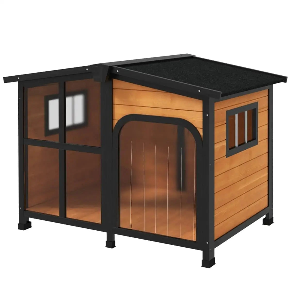 Eco-Friendly Weatherproof Dog House for Outdoor Comfort
