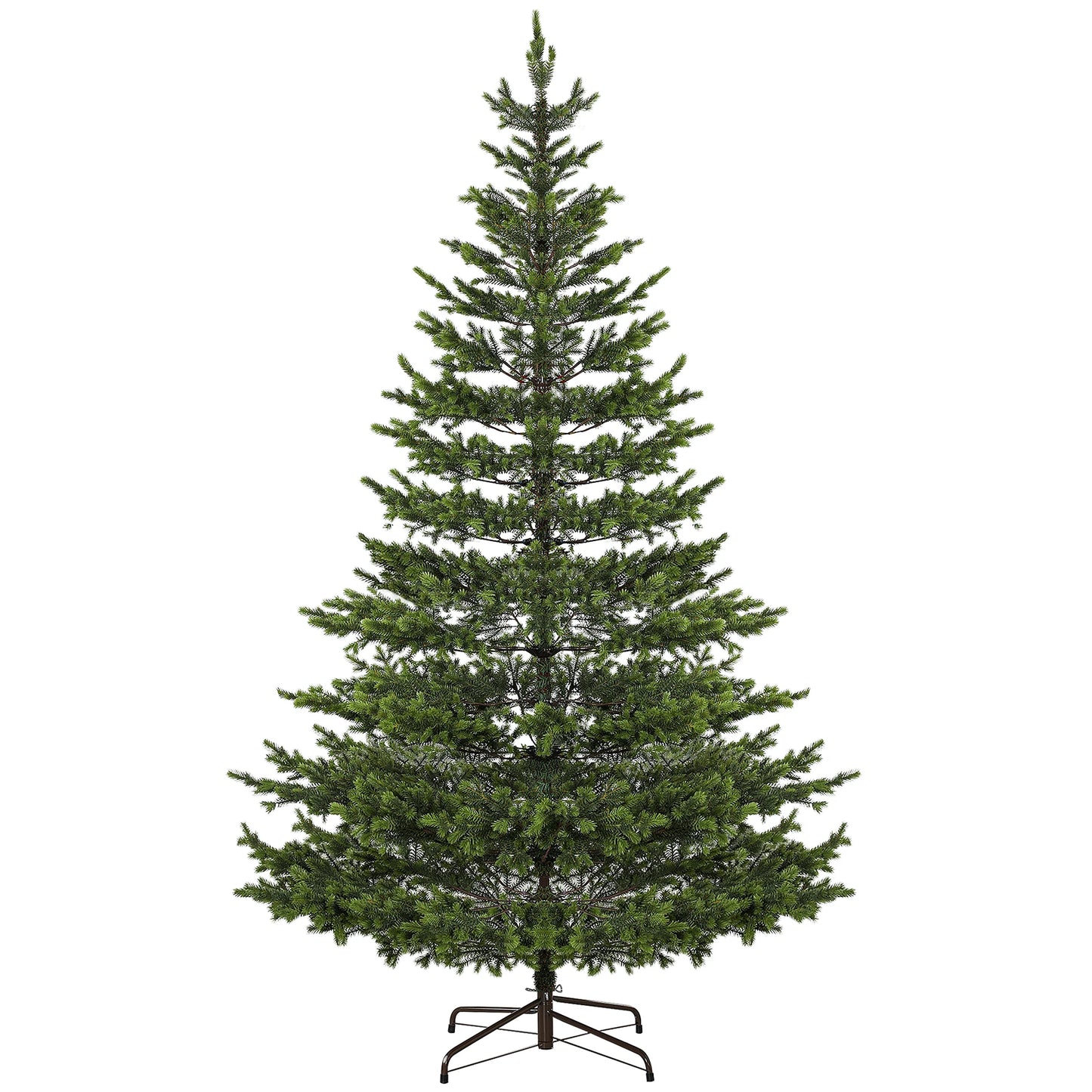 Nine Foot Artificial Christmas Tree With Durable Steel Stand