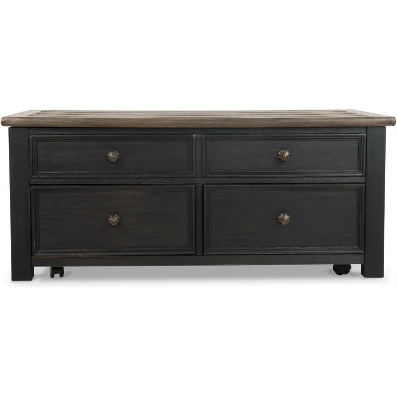 Tyler Creek Lift Top Coffee Table with Stylish Farmhouse Design